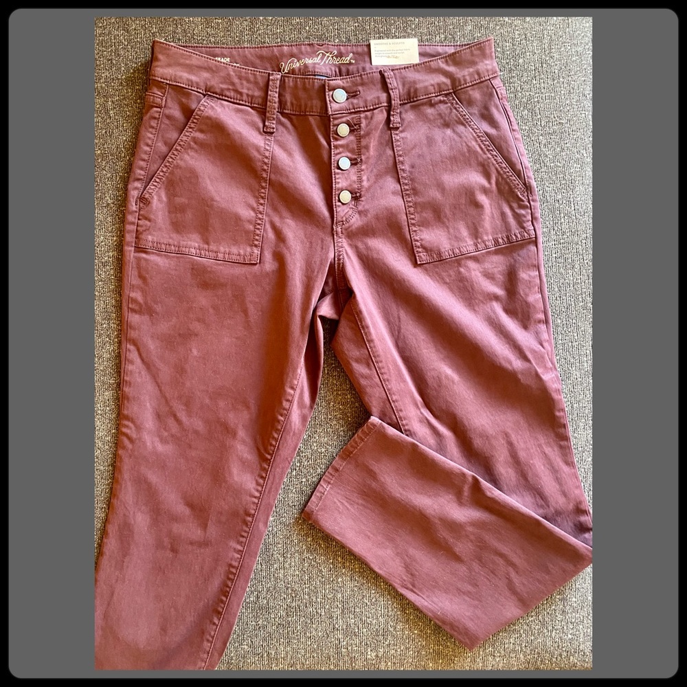 Mid rise skinny pants